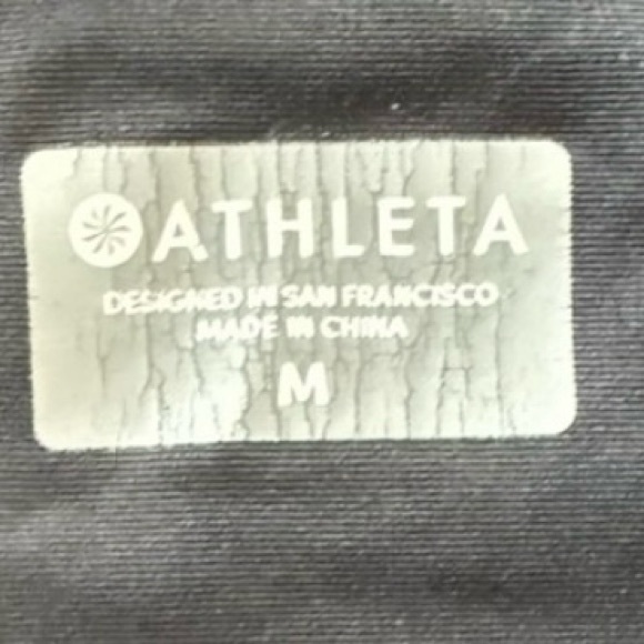 Athleta Black Women's Zip-Up Rashguard Swim Shirt Jacket Size M LIKE NEW - Picture 2 of 4